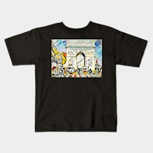 Paris, motif 1 Kids T-Shirt